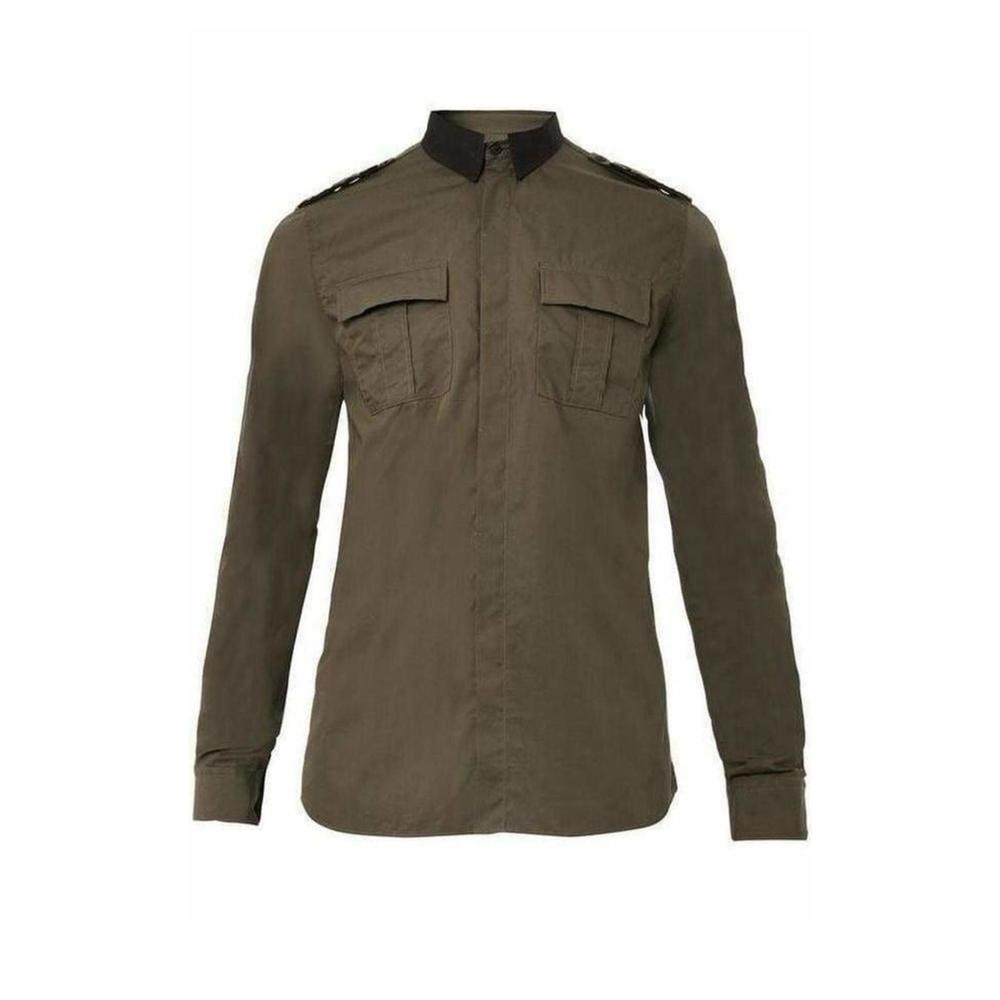 Balmain - Military Khaki Shirt Style - FR 42